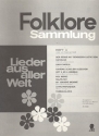 Folklore-Sammlung Band 4 -Lieder aus aller Welt für Gesang und Klavier