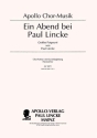 in Abend bei Paul Lincke - Potpourri fr Mnnerchor und Klavier Partitur