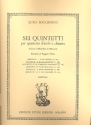 Quintet Es-Dur Nr.2 G446 fr Gitarre und Streichquartett Partitur