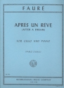 Aprs un rve for violoncello and piano
