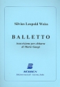 Balletto - Trascrizione per chitarra