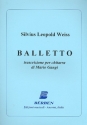 Balletto trascrizione per chitarra