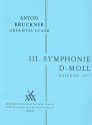Sinfonie d-Moll Nr.3 Fassung 1877 fr Orchester Studienpartitur