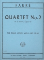 Quartet g minor no.2 op.45 for violin, viola, cello and piano