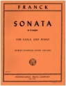 Sonata a major for viola and piano