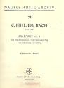 Sinfonie C-Dur Nr.3 Wq182,3 fr Streicher Cello / Ba