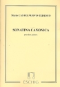 Sonatina canonica pour 2 guitares op.196 Partitur