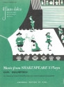 Theatermusik aus Shakespeares Zeit Band 1 fr 2 Blockflten und Klavier Partitur und Stimmen