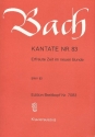 Erfreute Zeit im neuen Bunde Kantate Nr.83 BWV83 Klavierauszug (dt)