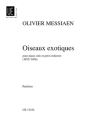 Oiseaux exotiques fr Klavier und Orchester Studienpartitur