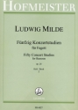 50 Konzertstudien op.26 Band 2 (Nr.26-50) fr Fagott