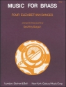 FOUR ELIZABETHAN DANCES ARRANGED FOR BRASS QUARTET BURGON, GEOFFREY, ARR  SCORE+5PARTS