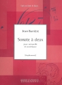 Sonate  deux fr Violoncello und Kontraba 2 Spielpartituren