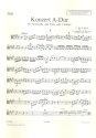 Konzert A-Dur fr Flte (Violoncello, Cembalo) und Streichorchester Viola