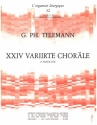 24 variierte Chorle vol.2 pour orgue