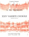 24 variirrte Chorle Band 3 fr Orgel