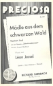 Mdle aus dem schwarzen Wald: fr Salonorchester