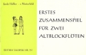 Erstes Zusammenspiel fr 2 Altblockflten