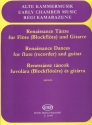 Renaissance-Tnze fr Flte und Gitarre Partitur