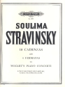 18 cadenzas and 4 fermatas to Mozart's Piano Concerti fr Klavier KV238, KV246, K365, K413 K466