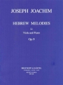 Hebrew Melodies op.9 for viola and piano