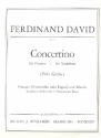 Concertino Es-Dur op.4 fr Posaune und Orchester fr Posaune und Klavier