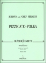 Pizzicato-Polka fr Flte, Oboe, Klarinette, Horn und Fagott Stimmen