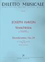 Divertimento C-Dur Nr.29 Hob.V:C4 fr 2 Violinen und Violoncello Partitur und Stimmen