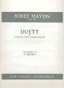 Duett fr Violine und Violoncello,  Partitur