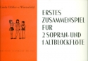 Erstes Zusammenspiel fr 2 Sopran- und 1 Altblockflte Partitur