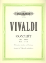 Konzert a-Moll PV35 RV418 fr Violoncello und Streicher und Bc fr Violoncello und Klavier