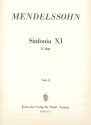 Sinfonia F-Dur Nr.11 fr Streichorchester Viola 2