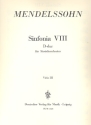 Sinfonia D-Dur Nr.8 fr Streichorchester Viola 3