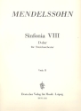 Sinfonia D-Dur Nr.8 fr Streichorchester Viola 2