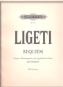 Requiem fr Sopran, Mezzosopran, 2 gem Chre und Orchester Klavierauszug (la)