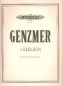 4 Elegien fr Klavier und SchlagInstrumente (ein Spieler)