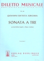 Sonata a tre fr 2 Violinen und Bc Partitur und Stimmen
