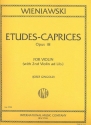 Etudes-Caprices op.18 for violin (2nd violin ad lib.)