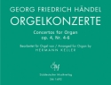 Konzerte op.4,4-6 fr Orgel und Orchester  fr Orgel solo