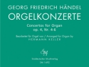 Konzerte op.4,4-6 fr Orgel und Orchester fr Orgel solo