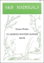 To shorten Winter's Sadness for mixed chorus (SSATB) score (en)