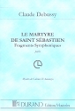 Le martyre de Saint Sbastien Fragments symphoniques pour orchestre,  partition miniature