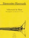 Volksmusik fr Blser 30 Stze fr 4-6stimmigen Blserchor Partitur