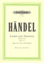 Laudate pueri dominum HWV124 fr Sopran, gem Chor und Orchester Klavierauszug