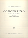 Concertino op.45,4 for bassoon and string orchestra score