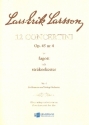 Concertino op.45,4  for bassoon and string orchestra  for bassoon and piano