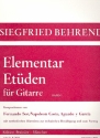 Elementar-Etden Band 1 fr Gitarre