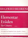 Elementar-Etden Band 1 fr Gitarre