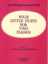 4 little Duets for 2 pianos Gold, Arthur, ed Fizdale, Robert, ed