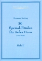 30 Spezial-Etden Band 2 fr tiefes Horn